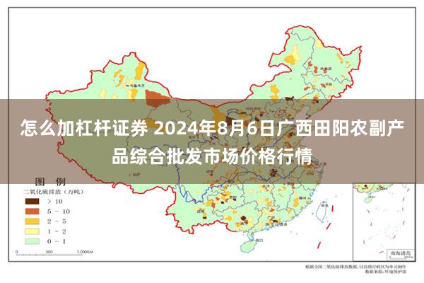 怎么加杠杆证券 2024年8月6日广西田阳农副产品综合批发市场价格行情