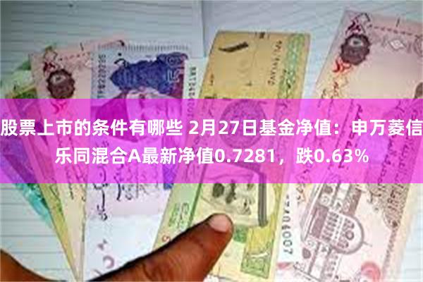 股票上市的条件有哪些 2月27日基金净值：申万菱信乐同混合A最新净值0.7281，跌0.63%